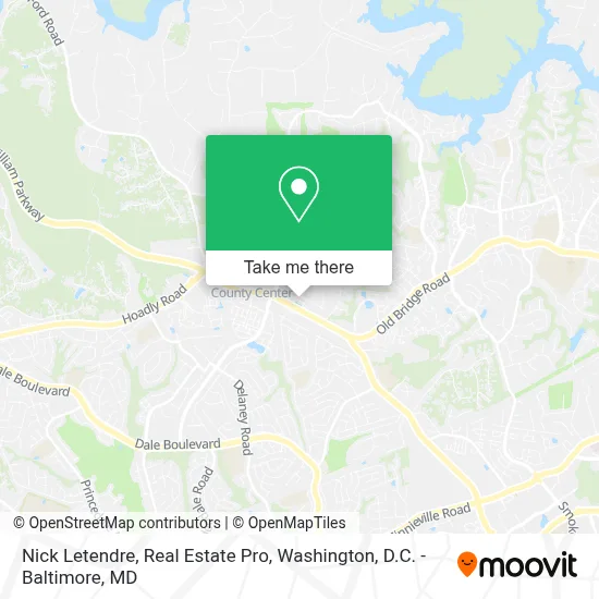 Nick Letendre, Real Estate Pro map