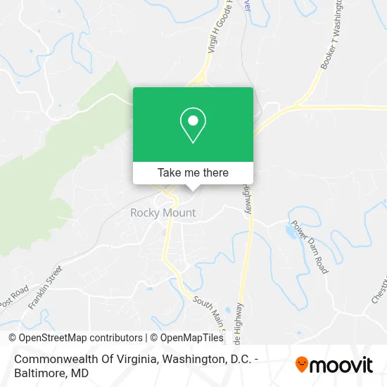 Commonwealth Of Virginia map