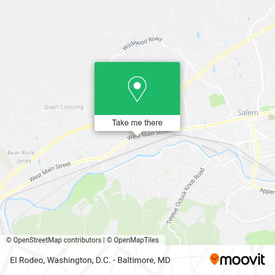 El Rodeo map