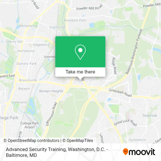 Advanced Security Training map