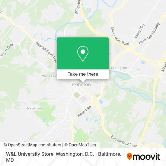 W&L University Store map