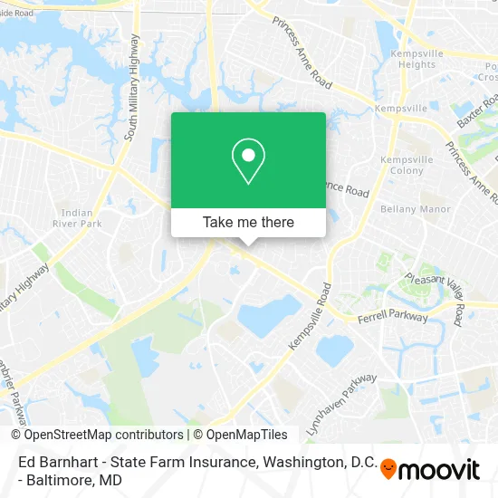 Ed Barnhart - State Farm Insurance map
