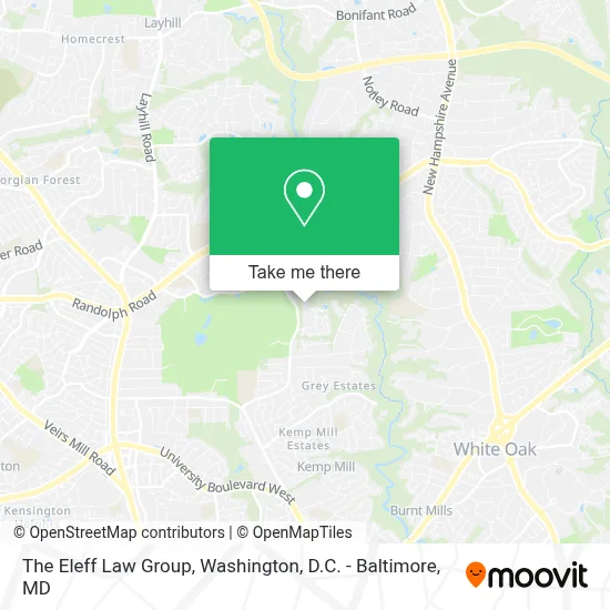 The Eleff Law Group map