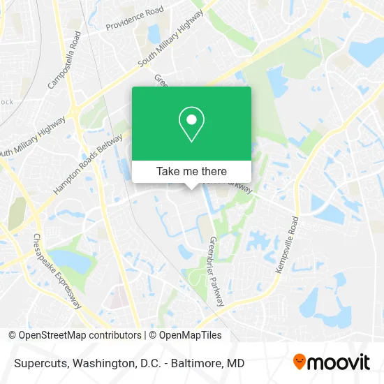 Supercuts map