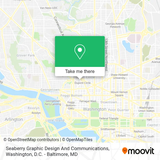 Seaberry Graphic Design And Communications map