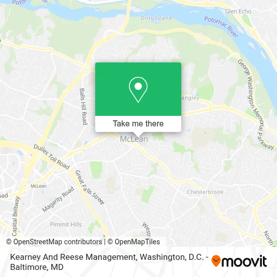 Kearney And Reese Management map