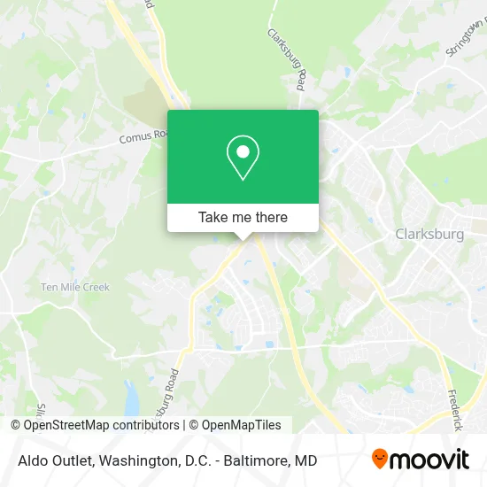 Aldo Outlet map