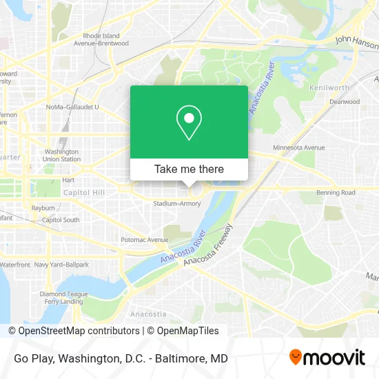 Go Play map