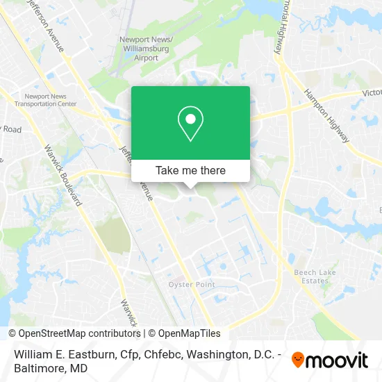 William E. Eastburn, Cfp, Chfebc map