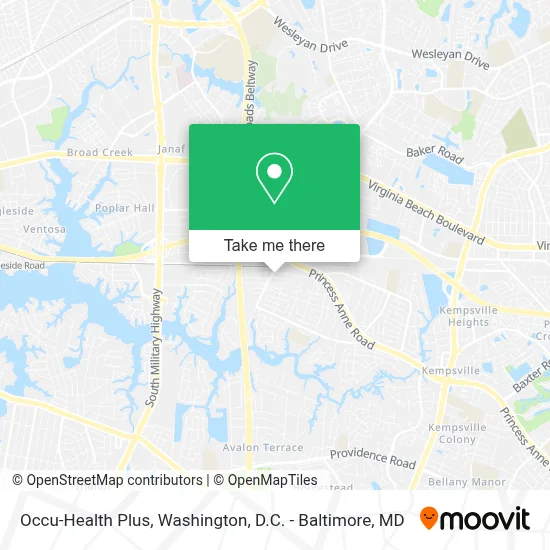 Occu-Health Plus map