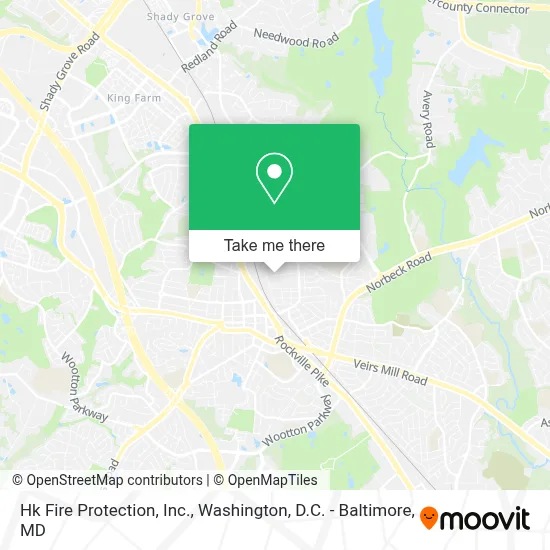 Hk Fire Protection, Inc. map