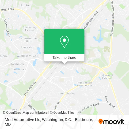Mod Automotive Llc map