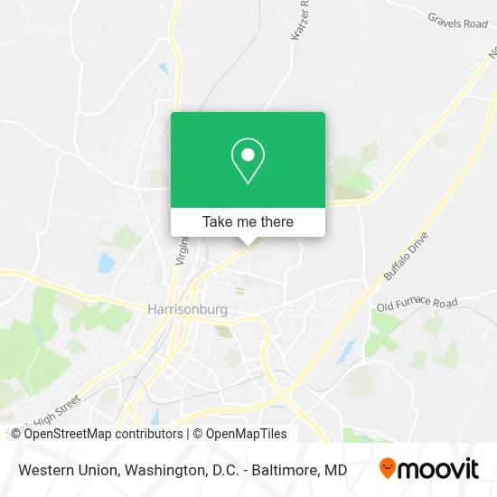 Western Union map