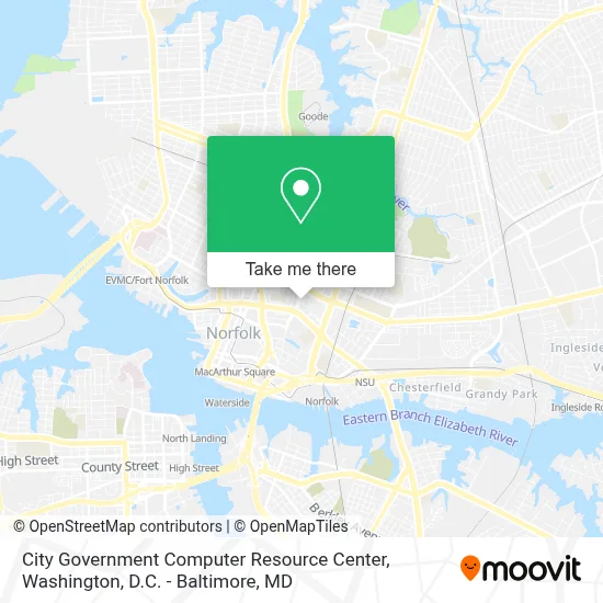 City Government Computer Resource Center map