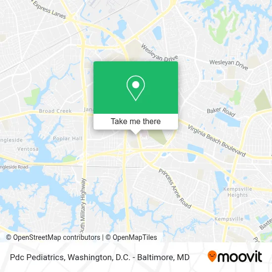 Pdc Pediatrics map