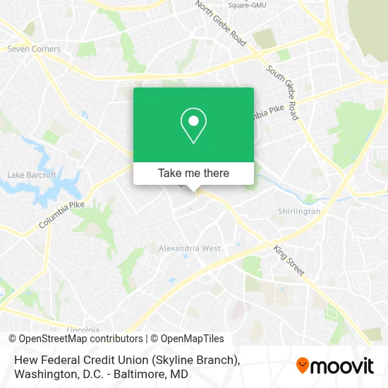 Hew Federal Credit Union (Skyline Branch) map