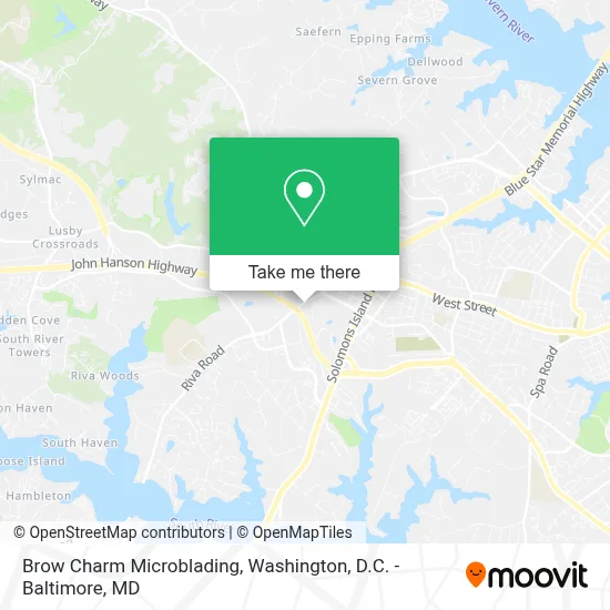 Brow Charm Microblading map