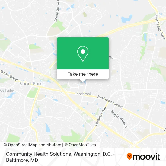 Community Health Solutions map