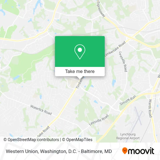 Western Union map