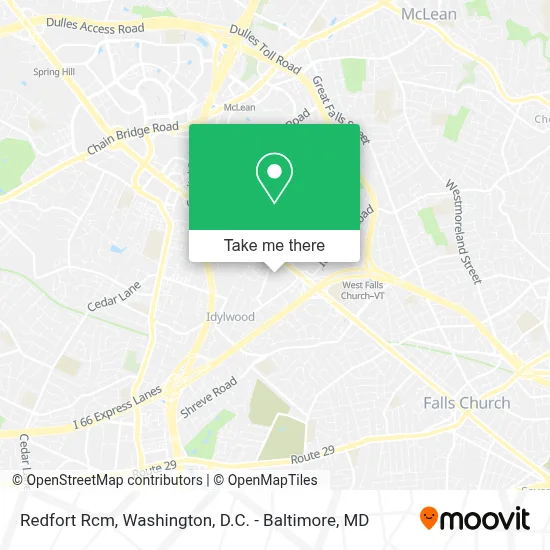 Redfort Rcm map