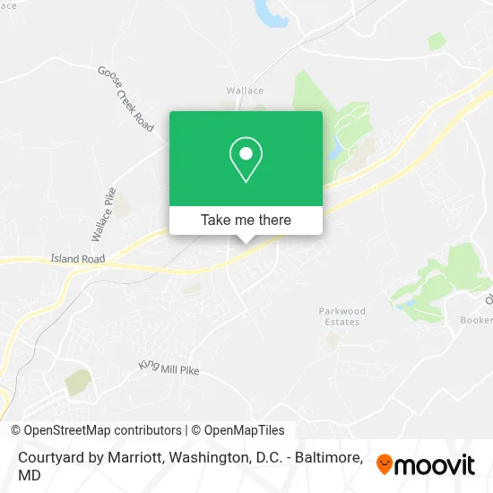 Courtyard by Marriott map