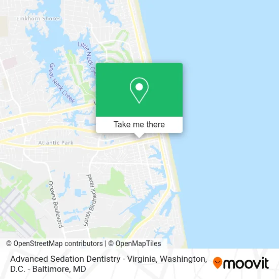 Advanced Sedation Dentistry - Virginia map