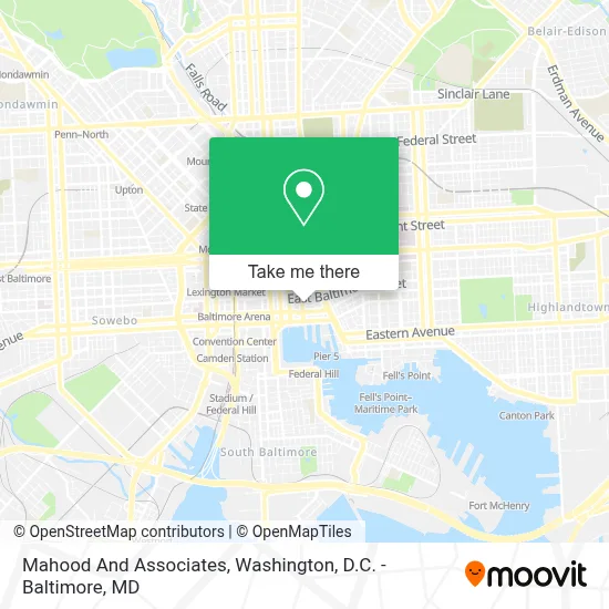 Mahood And Associates map