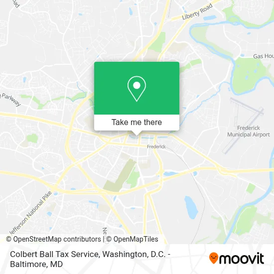 Colbert Ball Tax Service map