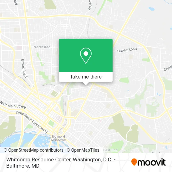 Whitcomb Resource Center map