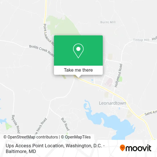 Ups Access Point Location map