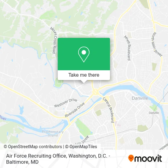 Air Force Recruiting Office map