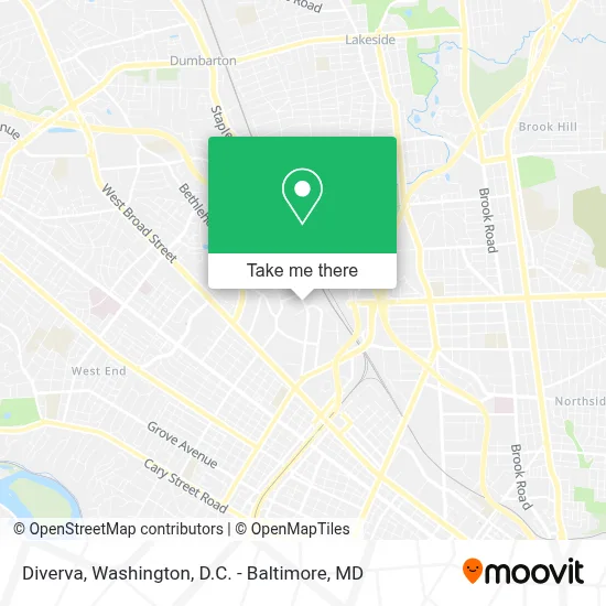 Diverva map