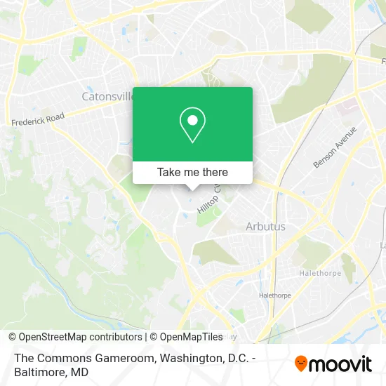 The Commons Gameroom map