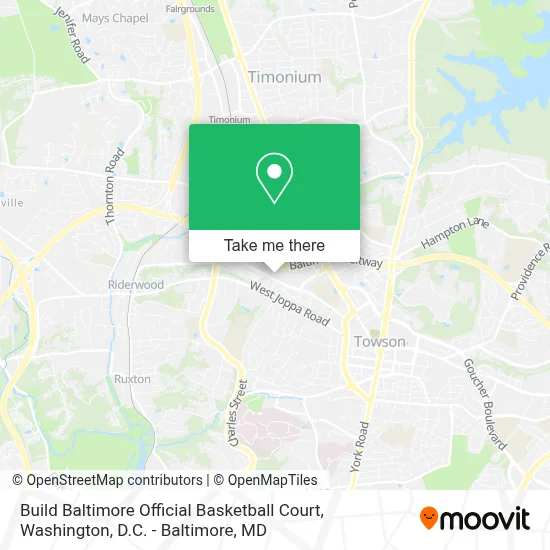 Build Baltimore Official Basketball Court map
