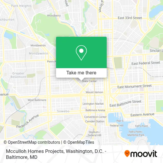 Mcculloh Homes Projects map