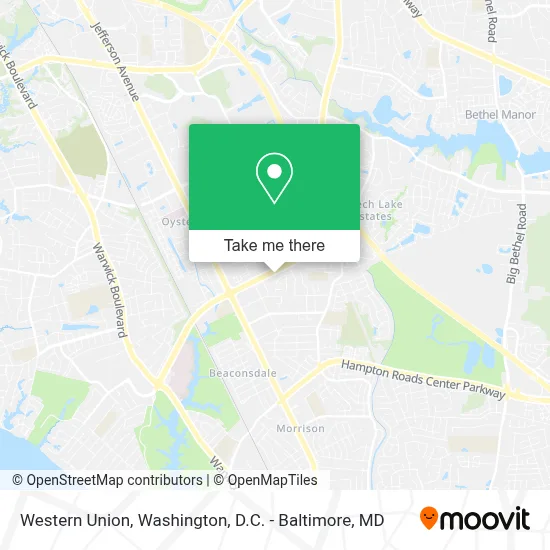 Western Union map