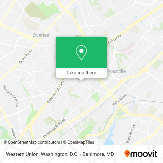 Western Union map
