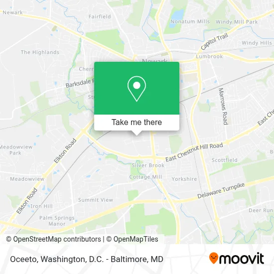 Oceeto map