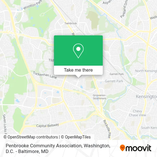Penbrooke Community Association map