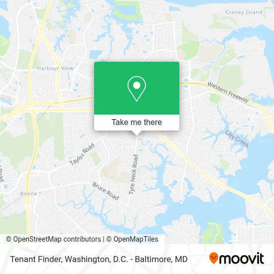 Tenant Finder map