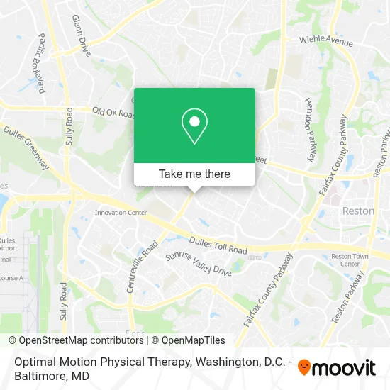 Optimal Motion Physical Therapy map