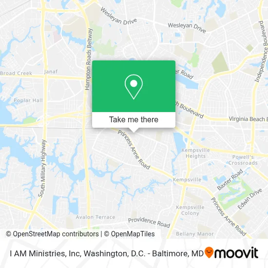 I AM Ministries, Inc map