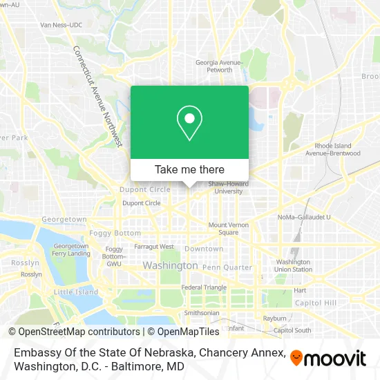 Embassy Of the State Of Nebraska, Chancery Annex map