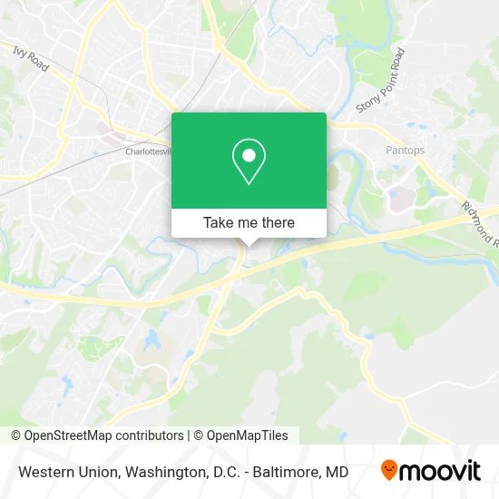 Western Union map