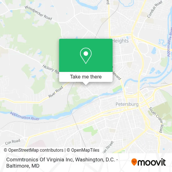 Commtronics Of Virginia Inc map