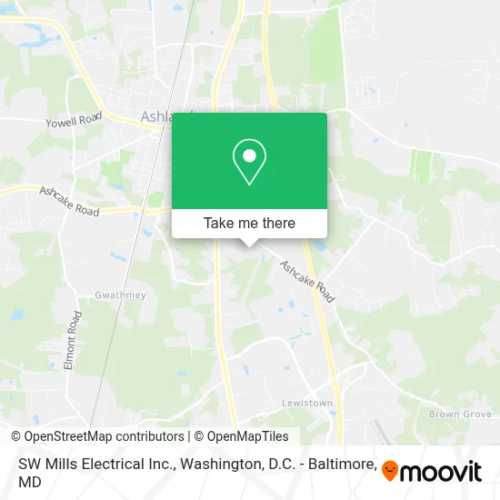 SW Mills Electrical Inc. map