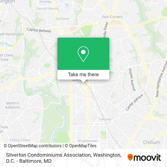 Silverton Condominiums Association map