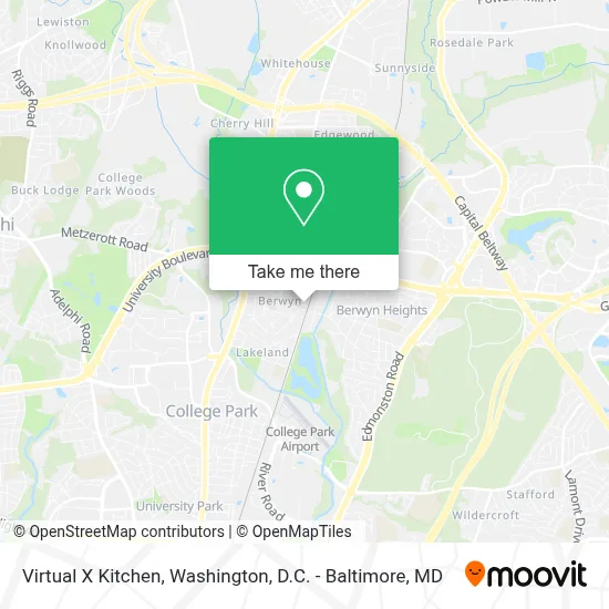 Virtual X Kitchen map
