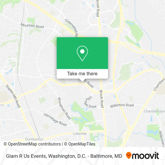 Glam R Us Events map