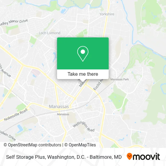 Self Storage Plus map